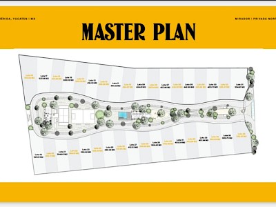 LOTE EN VENTA EN PRIVADA MIRADOR, AL NORTE DE LA CIUDAD DE MÉRIDA
