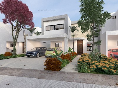 CASAS EN VENTA EN PRIVADA AMARANTO EN SANTA MARIA YAXCHE, MERIDA, YUCATAN