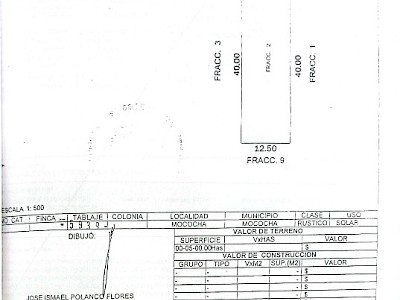 VENTA DE LOTE MOCOCHA PRIMERA ETAPA