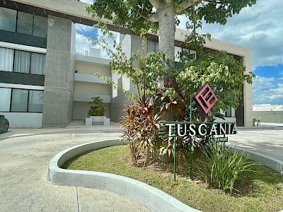 Departamento planta baja en Tuscania Temozon Nte